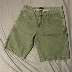 RVCA Men's Olive Cargo Shorts